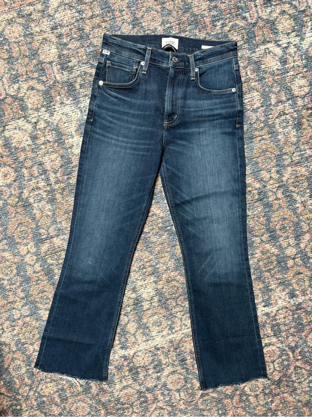 Citizens Of Humanity Dark Blue Straight Women's Jeans